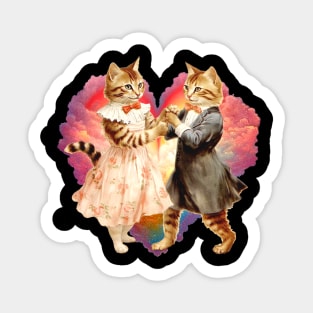 The Love Cats (No Text) Sticker